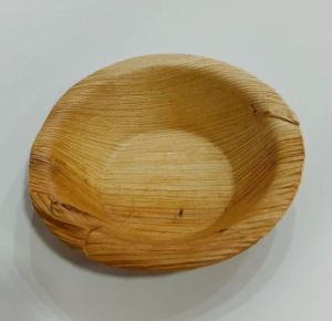 4 Inch Round Areca Leaf Bowl