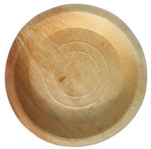 6 Inch Round Areca Leaf Plate