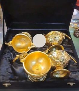 Antique Brass Bird Shape Decorative Diya