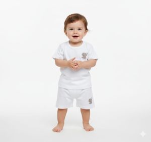 Baby Cotton T-Shirt &AMP;AMP; Shorts Set