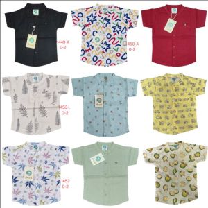 Kids Light Blue Cotton Shirt