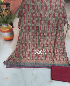Cotton Blended Digital Printed Unstitched Suits with Rayon Dupatta