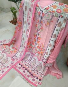 Pure Crepe Unstitched Suit Fabric