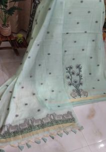 Premium Sea Green Cotton Shantoon Bottom Unstitched Suits