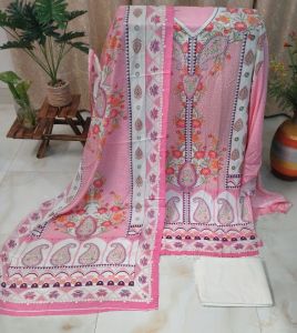 Pure Crepe Unstitched Suit Fabric