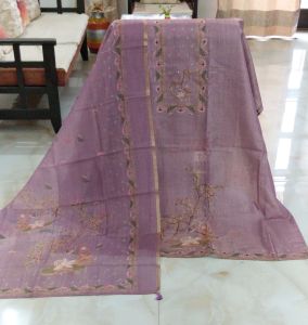 Pure Shimmer Silk Digital Printed Embroidered Unstitched Suits