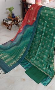 Pure Viscose Silk Digital Printed Unstitched Suit