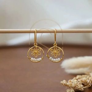 18K Gold Blissful Pearl Earring