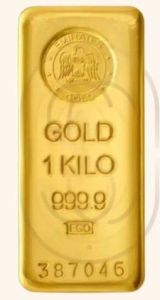 1kg 24k Pure Gold Bar