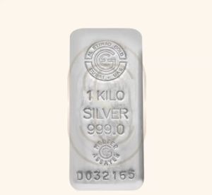 1kg 999.9 Pure Silver Bar