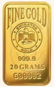 20gm 24k Pure Gold Bar