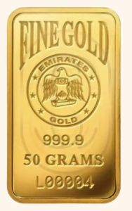 50gm 24k Pure Gold Bar