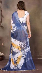 Beautiful Digital Print Cotton Linen Sare