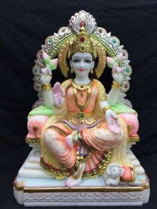 Marble Mahalaxmi Statue
