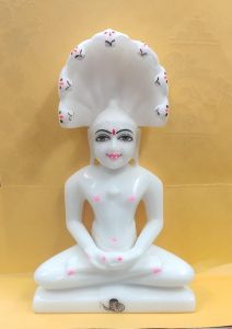 White Marble Jain Parshwanath Statue