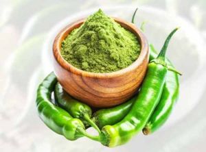 Kashmiri Dehydrated Green Chilli Powder