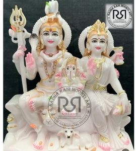 Gauri Shankar Ji Marble Statue