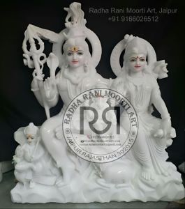 Gauri Shankar Ji Marble Statue