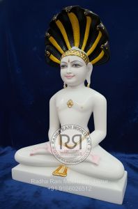 Makrana Marble Bhagwan Parshwanath Ji Moorti