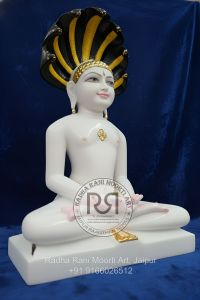 Makrana Marble Bhagwan Parshwanath Ji Moorti