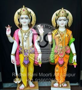 Laxmi Narayan Ji Marble Statue