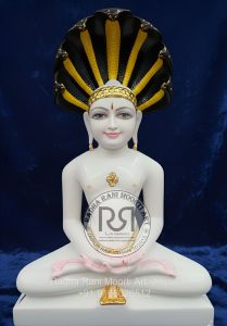 Makrana Marble Bhagwan Parshwanath Ji Moorti