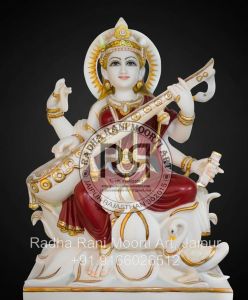Marble Saraswati Idol