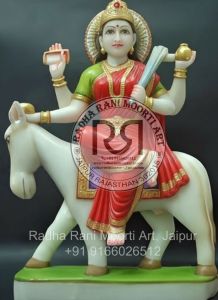 Marble Shitla Mata Statue