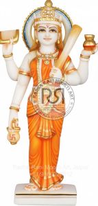 Marble Shitla Mata Statue