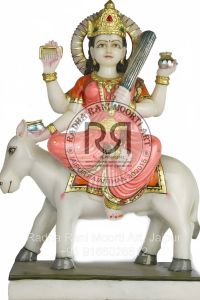 Marble Shitla Mata Statue