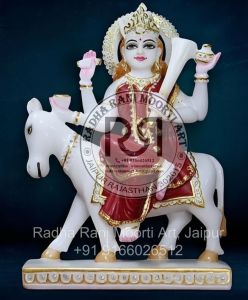 Marble Shitla Mata Statue