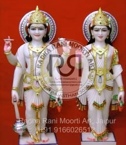 Laxmi Narayan Ji Marble Statue
