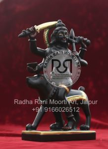 Black Marble Bheru Baba Moorti
