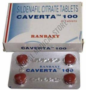 Caverta 100mg Sildenafil Citrate Tablet