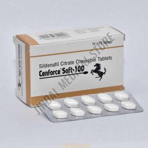Cenforce Soft 100mg Sildenafil Citrate Tablet