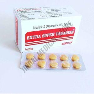 Extra Super Tadarise Tadalafil 40mg Dapoxetine 60mg Tablet
