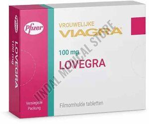 Lovegra 100mg Sildenafil Citrate Tablet