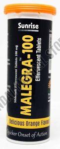 Malegra 100mg Sildenafil Effervescent Tablet