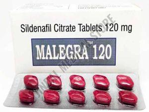 Malegra 120mg Sildenafil Citrate Tablet