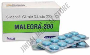 Malegra 200mg Sildenafil Citrate Tablet