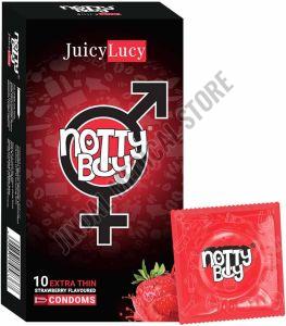 Notty Boy Juicy Lucy Strawberry Flavoured Condom
