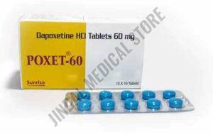 Poxet 60mg Dapoxetine Hydrochloride Tablet