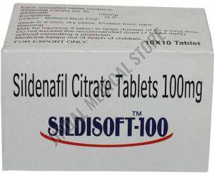 Sildisoft 100mg Sildenafil Citrate Tablet