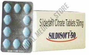 Sildisoft 50mg Sildenafil Citrate Tablet