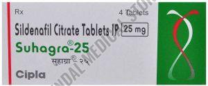Suhagra 25mg Sildenafil Citrate Tablet