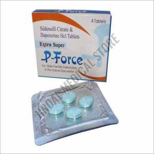 Super P-Force Sildenafil And Dapoxetine Tablet