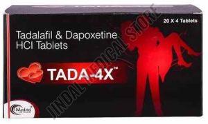 Tada 4X Tadalafil and Dapoxetine Tablet
