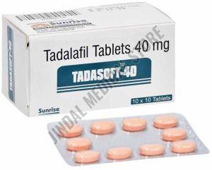 Tadasoft 40mg Tadalafil Tablet