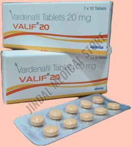 Valif 20mg Vardenafil Tablet