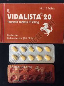 Vidalista 20mg Tadalafil Tablet